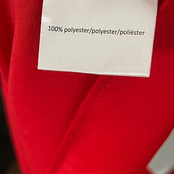 Gigi Parker Tiered Red Maxi Dress Medium - Picture 10 of 11